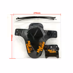 MTB Road Bike Mud Guard Bicycle Fenders Mini Cycling Wheel Flaps Wings - blue