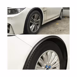 Wheel Arch Covers Extensions Universal Rubber Fender Lip Scratch Eyebrow