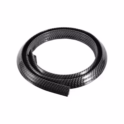 Rubber Car Wheel Arch Protector Carbon Fiber Texture Fender Anti Collision
