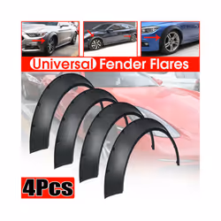 4Pcs 3.1/80mm Universal Flexible Car Fender Flares Extra Wide Body Wheel