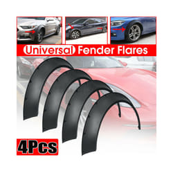 4Pcs 3.1/80mm Universal Flexible Car Fender Flares Extra Wide Body Wheel