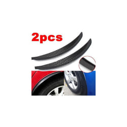 1Pair 24.5cm Soft PVC Fender Flares Arch Wheel Eyebrow Guard Kit for Car