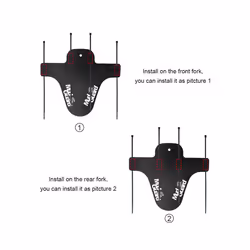 Bicycle Fenders Carbon Fiber Front /Rear Road Bike Tire Wings Mud Guard