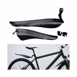 2Pcs Bicycle Mountain Bike Cycling Front Rear Fenders Splash Guard Mudguard