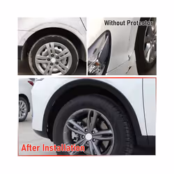 Car Fender Flare Wheel Arch Wing Expander Eyebrow Protector Auto Mudguard