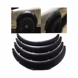 4Pcs 3.5/90mm Universal Flexible Car Fender Flares Extra Wide Body Wheel