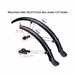 2pcs/set 26 27.5 inch Bicycle Mud Guard for Mountain Bike Wings Double