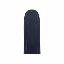 Black PU Leather Stitching Flame Rear Fender Bib Cover Trim For Harley