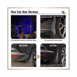 4pcs Car Fender Flares for Subaru Forester SJ 2014 2015 2016 2017 Front