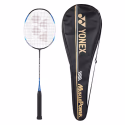 YONEX graphite Badminton Racquet, Muscle Power 22LT Black Blue