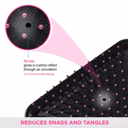 Vega Paddle Brush With Cleaner Simple Design With Emphasis on Function (E18-PB)