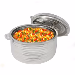 Stainless Steel Hot Pot Insulated Food Warmer Casserole Double Wall Hot Cold Pot - 5000ML