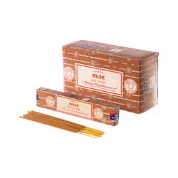 Satya Nag Champa Incense Sticks - Musk - Set of 12