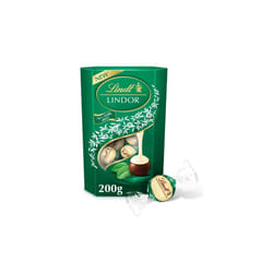 Lindt Lindor Dark Mint Chocolate Truffles 200g - Pack Of 4