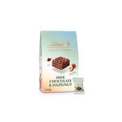 Lindt Lindor Milk Chocolate & Hazelnut Choco 135G - Pack Of 1