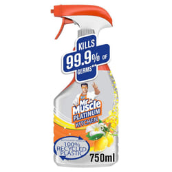 6 x Mr. Muscle Platinum Kitchen Cleaner, 750Ml