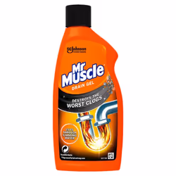 6 x Mr Muscle Sink & Drain Gel, 500ml