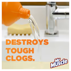 6 x Mr Muscle Sink & Drain Gel, 500ml