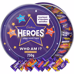 Cadbury Heroes Tin 750G Twisty Treat - Pack Of 4