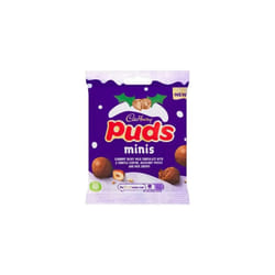 Cadbury Dairy Milk Chocolate Mini Puds Bag 73g - Pack Of 6