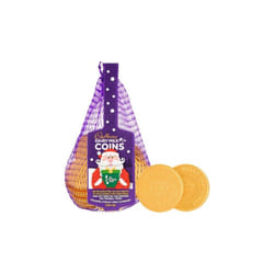 Cadbury Dairy Milk Chocolate Xmas Coins Bag 70g - Pack Of 12