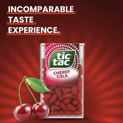 Tic Tac Mixers Cherry Cola (Cherry Cola) 12 Count Clean And Fresh