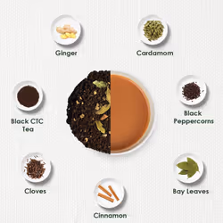 TGL Co. Kadak Masala Chai Tea, 16 Tea Bags