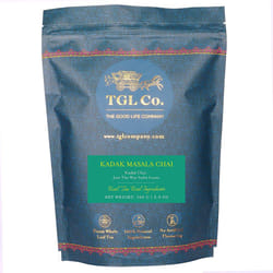TGL Co. The Good Life Company Kadak Masala Chai Tea (100 Grams) with Black CTC Tea, Cardamom, Ginger, Cloves, Cinnamon, Black Pepper, Bay Leaves