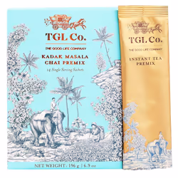 TGL Kadak Masala Chai Instant Tea Premix Tea with Masala, 28 Sachets (392 Grams)