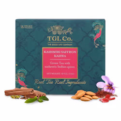 The Good Life Company Monsoon Lifestyle Experiential Teas (Kadak Masala 100 Gram + Bombay Cutting Chai 100 Gr + Kashmiri Kahwa Tea 16 Tea Bag