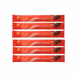 Lindt Lindor Milk Chocolate Treat Bars (6 x 38g)
