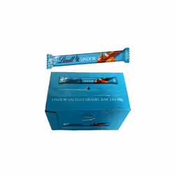Lindt LINDOR Salted Caramel Chocolate Bar 24 full box