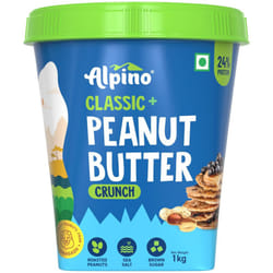 Alpino Peanut Butter Crunch, 100% Roasted Peanuts Gluten Free 1kg