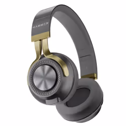 HAMMER Bash 2.0 Over The Ear Wireless Bluetooth Headphones with Mic, Deep Bass, Foldable Headphones, Upto 8 Hours Playtime, B ...