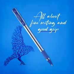 Cello Finegrip Ball Pen Set - Pack of 25 (Blue)