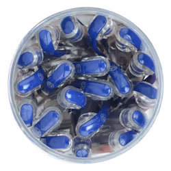 Cello Technotip Ball Pen Jar - 20 Pens with 5 free Refills (Blue)