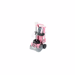 Casdon Deluxe Hetty Cleaning Trolley | Pink Toy Cleaning Trolley For Children Aged 3+ | Includes Several Tools For Imaginative Role Play!