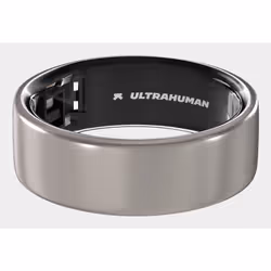 Ultrahuman Ring Air- Size-07- Natural Titanium