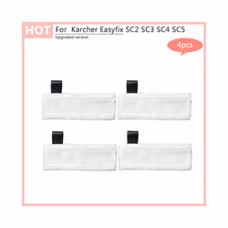 Steam Mop Cloth Rags For Karcher Easyfix SC1 SC2 SC3 SC4 SC5 Replacement - plum