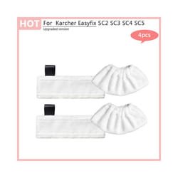 Steam Mop Cloth Rags For Karcher Easyfix SC1 SC2 SC3 SC4 SC5 Replacement - Lavender