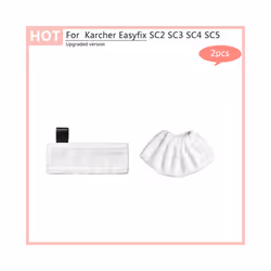 Steam Mop Cloth Rags For Karcher Easyfix SC1 SC2 SC3 SC4 SC5 Replacement - Dark Grey