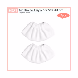 Steam Mop Cloth Rags For Karcher Easyfix SC1 SC2 SC3 SC4 SC5 Replacement - Light Grey