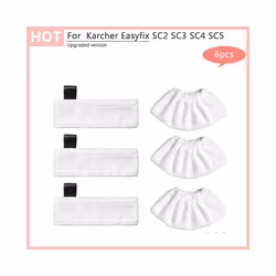 Steam Mop Cloth Rags For Karcher Easyfix SC1 SC2 SC3 SC4 SC5 Replacement - MULTI