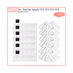 Steam Mop Cloth Rags For Karcher Easyfix SC1 SC2 SC3 SC4 SC5 Replacement - Burgundy