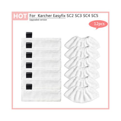 Steam Mop Cloth Rags For Karcher Easyfix SC1 SC2 SC3 SC4 SC5 Replacement - Burgundy