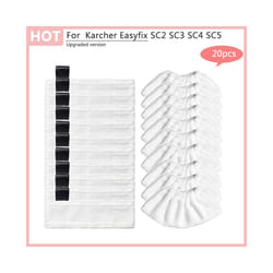 Steam Mop Cloth Rags For Karcher Easyfix SC1 SC2 SC3 SC4 SC5 Replacement - Clear