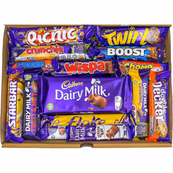 Cadbury Chocolate Hamper Box with Dairy Milk, Twirl, Wispa