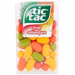 Tic Tac Fruit Adventure Sweets 24x18g