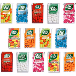 15 Mixed Tic Tac Various Flavors Collection- Fresh mint, Intense Mint