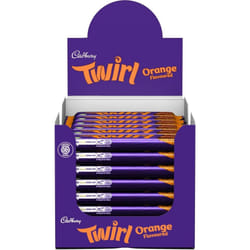 Cadbury Twirl Orange Chocolate Bar, 43 G Double - Pack Of 48